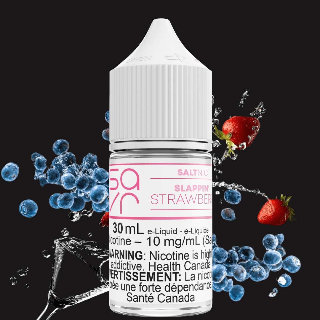 Slappin' Strawberry Salt by Savr E-liquid 10mg Okotoks Vape SuperStore Okotoks Alberta