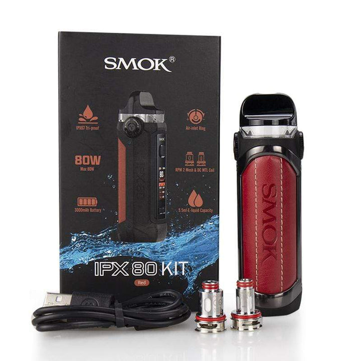 Smok IPX 80 Pod Kit-80W Red Okotoks Vape SuperStore Okotoks Alberta