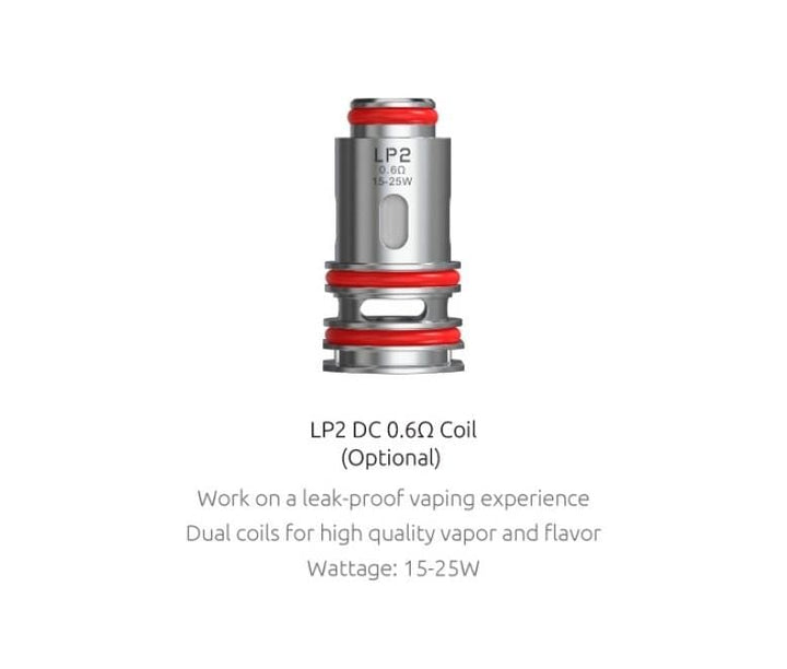 Smok LP2 Replacement Coils-5/pk LP2 DC 0.6ohm MTL Okotoks Vape SuperStore Okotoks Alberta