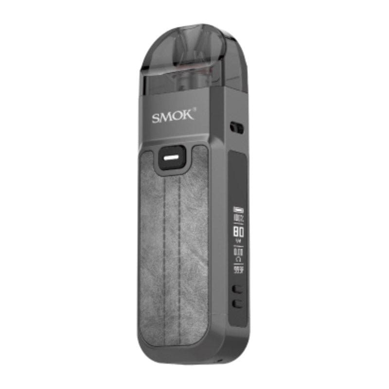 Smok Nord 5 Pod Kit 80w / Grey Leather Okotoks Vape SuperStore Okotoks Alberta