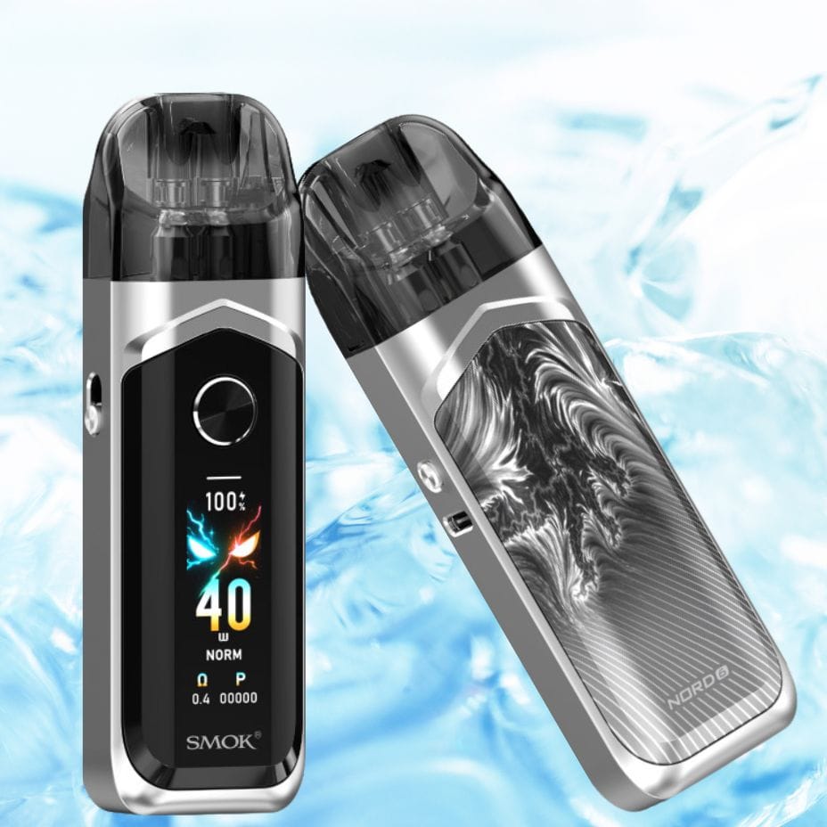 Smok Nord 6 80W Pod Kit-3800mAh Silver Okotoks Vape SuperStore Okotoks Alberta