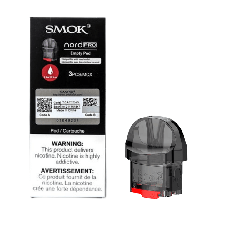 Smok Nord Pro Replacement Pods 3/pkg Okotoks Vape SuperStore Okotoks Alberta