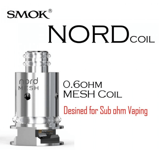 Smok Nord Replacement Coils Mesh 0.6 Individual Okotoks Vape SuperStore Okotoks Alberta