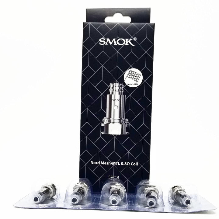 Smok Nord Replacement Coils Mesh 0.8 5/pkg Okotoks Vape SuperStore Okotoks Alberta