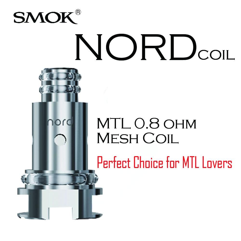 Smok Nord Replacement Coils Mesh 0.8 Individual Okotoks Vape SuperStore Okotoks Alberta