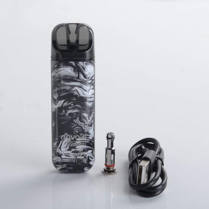 Smok Novo 4 Pod Kit Fluid Black Grey Okotoks Vape SuperStore Okotoks Alberta