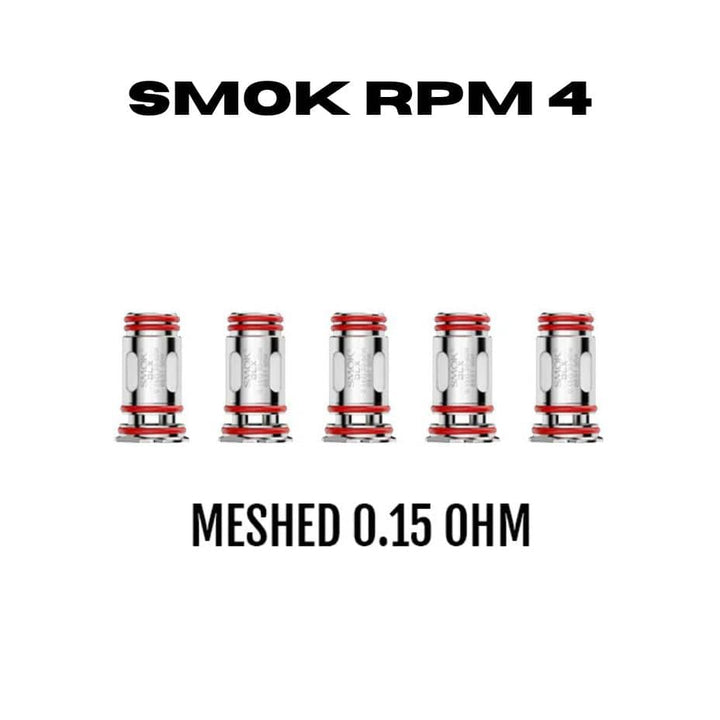 Smok RPM 4 Replacement Coils-5pk 0.15Ω (30-60W) Okotoks Vape SuperStore Okotoks Alberta