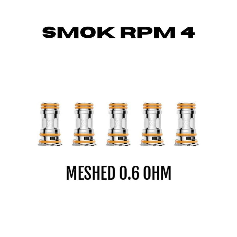 Smok RPM 4 Replacement Coils-5pk 0.6Ω (10-30W) Okotoks Vape SuperStore Okotoks Alberta