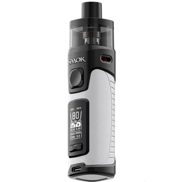 Smok RPM 5 Kit 80 Watt Pod Mod 2000mAh 80w / Beige White Leather Okotoks Vape SuperStore Okotoks Alberta