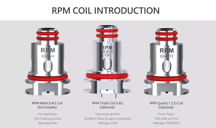 Smok RPM Coils-5/pkg Okotoks Vape SuperStore Okotoks Alberta