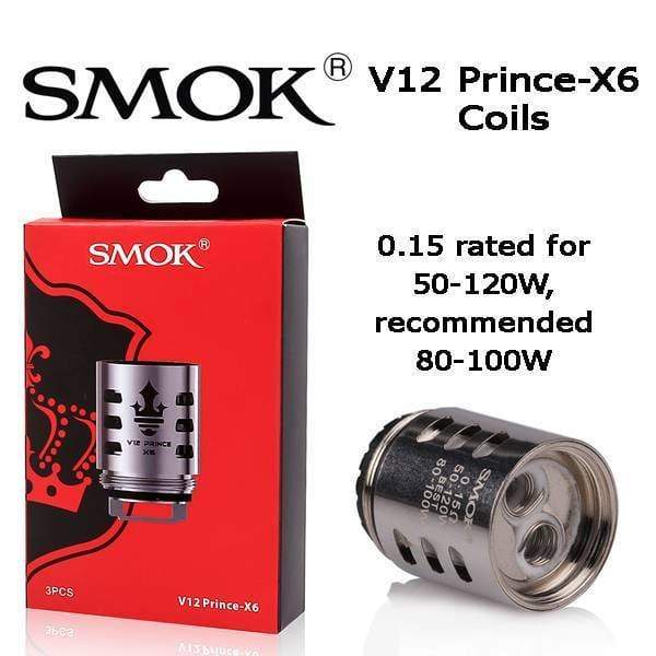 Smok TFV12 Replacement Coils X6 Okotoks Vape SuperStore Okotoks Alberta