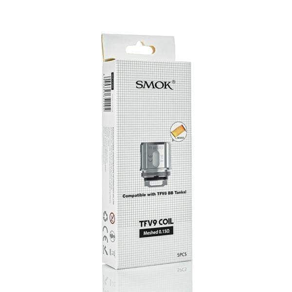 SMOK TFV9 Replacement Coils - 5pck 5/pkg / Meshed 0.15 ohm Okotoks Vape SuperStore Okotoks Alberta