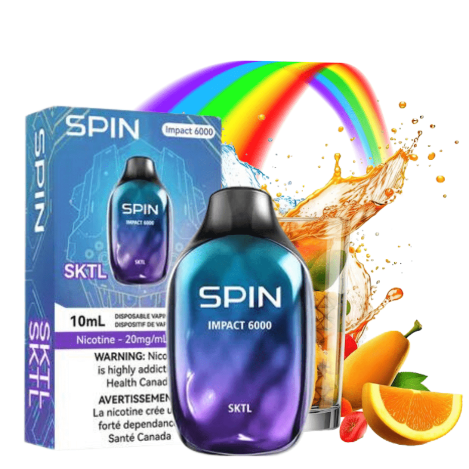 SPIN Impact 6000 Disposable Vape-SKTL 20mg / 6000 Puffs Okotoks Vape SuperStore Okotoks Alberta