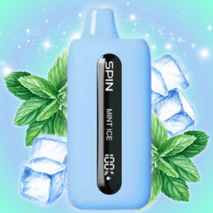 Spin T9000 Disposable Vape-Mint Ice 20mg / 9000 Puffs Okotoks Vape SuperStore Okotoks Alberta