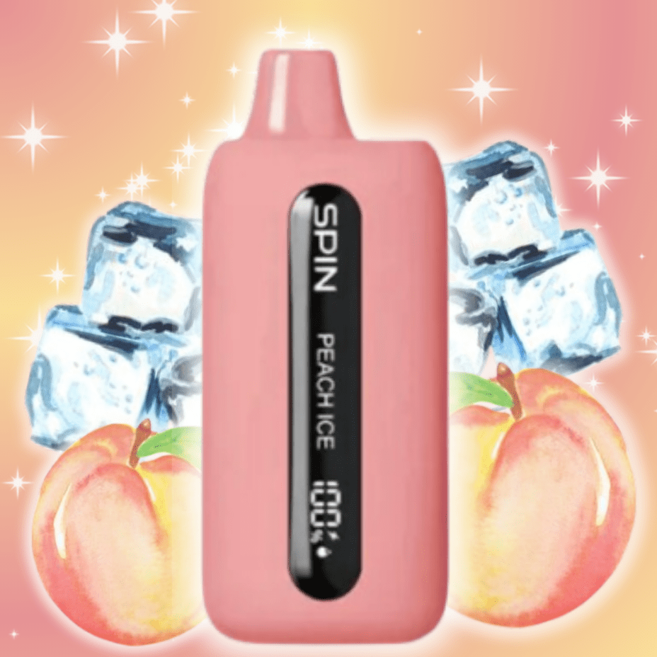 Spin T9000 Disposable Vape-Peach Ice 20mg / 9000 Puffs Okotoks Vape SuperStore Okotoks Alberta