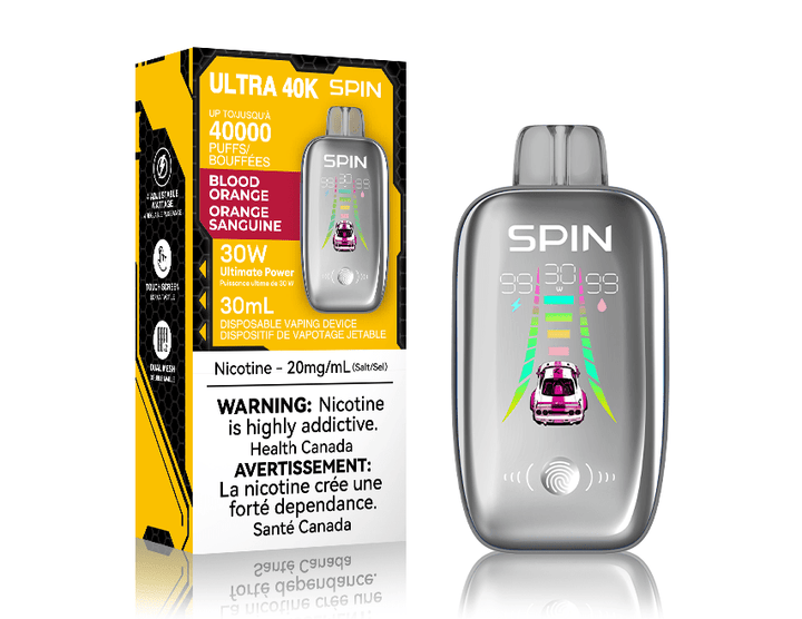 Spin Ultra 40k Disposable Vape - Blood Orange 40000 puffs / 20mg Okotoks Vape SuperStore Okotoks Alberta