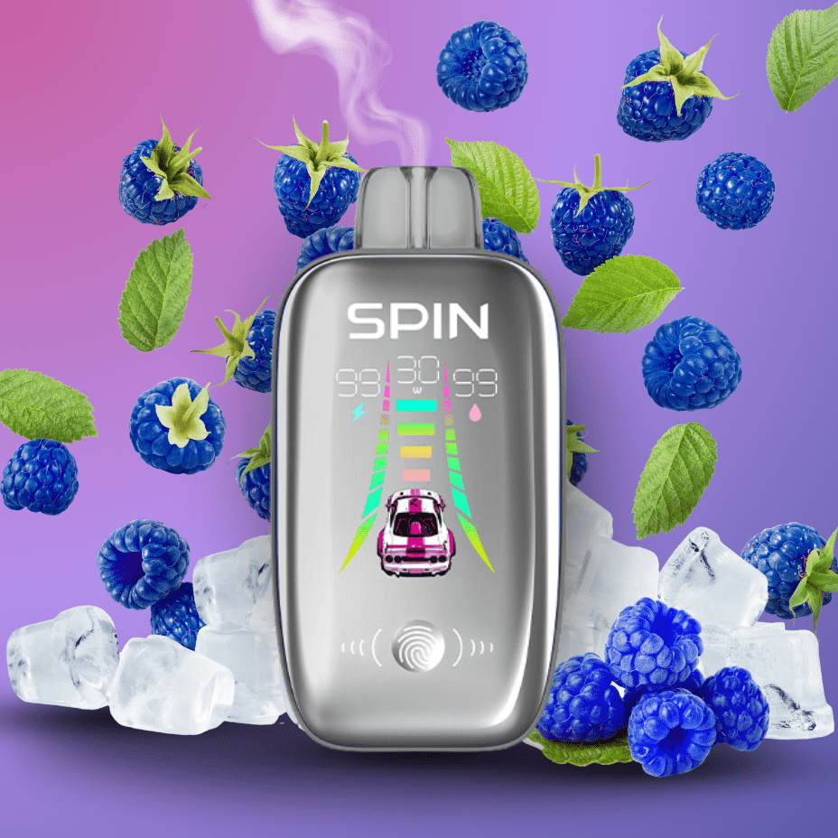 Spin Ultra 40k Disposable Vape - Blue Razz Ice 40000 puffs / 20mg Okotoks Vape SuperStore Okotoks Alberta