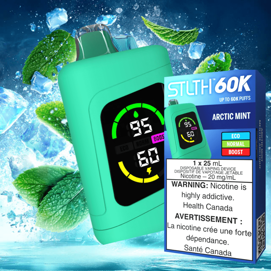 STLTH 60k Disposable Vape-Arctic Ice in Okotoks Alberta