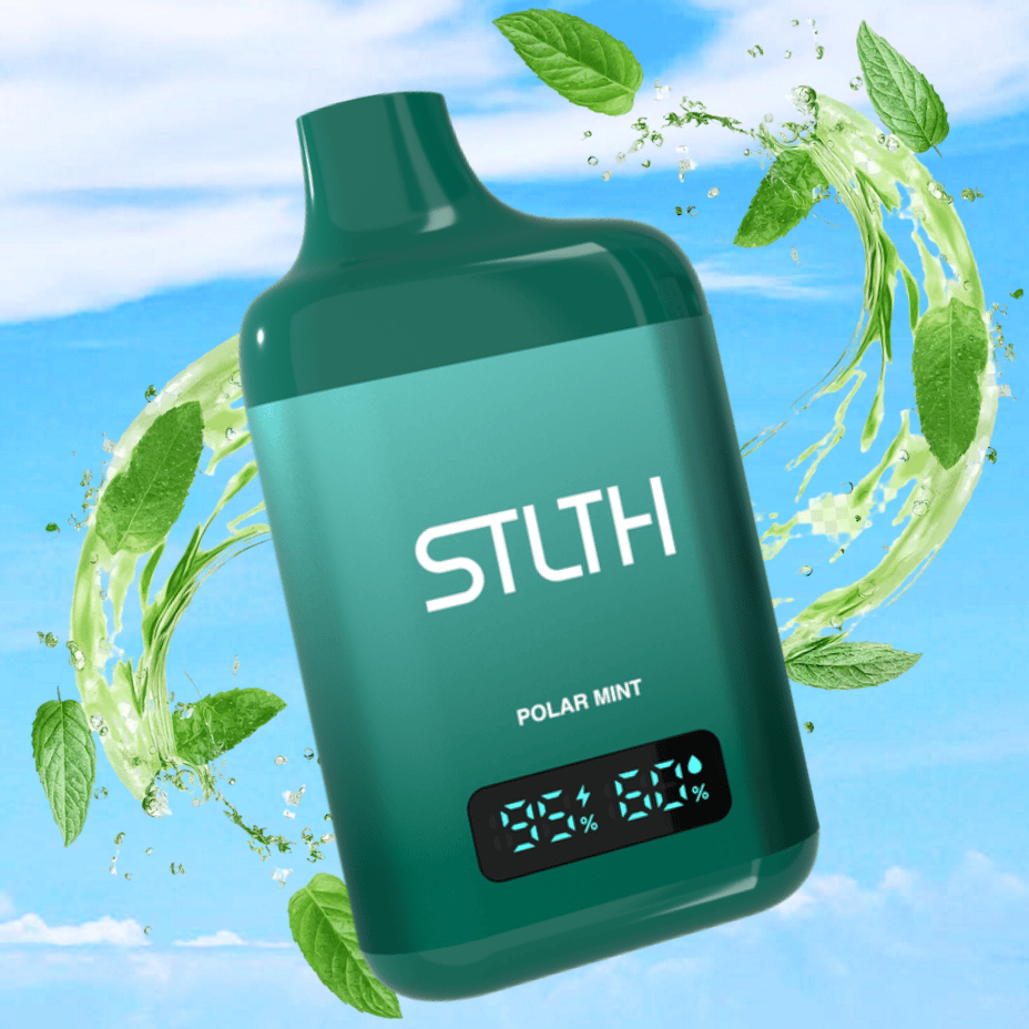 STLTH Eco Box Disposable Vape - Polar Mint 10ml / 20mg Okotoks Vape SuperStore Okotoks Alberta
