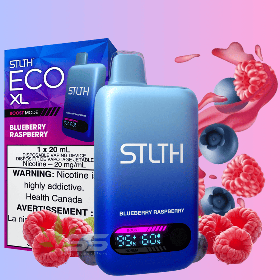 STLTH Eco XL Disposable Vape - Blueberry Raspberry Okotoks Vape SuperStore Okotoks Alberta