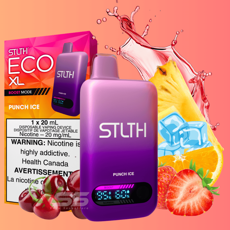 STLTH Eco XL Disposable Vape - Punch Ice Okotoks Vape SuperStore Okotoks Alberta