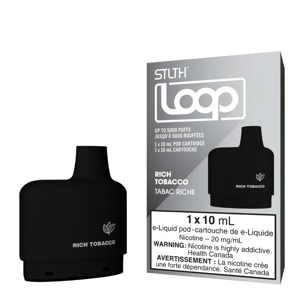 STLTH Loop Pods-Rich Tobacco 20mg / 5000Puffs Okotoks Vape SuperStore Okotoks Alberta