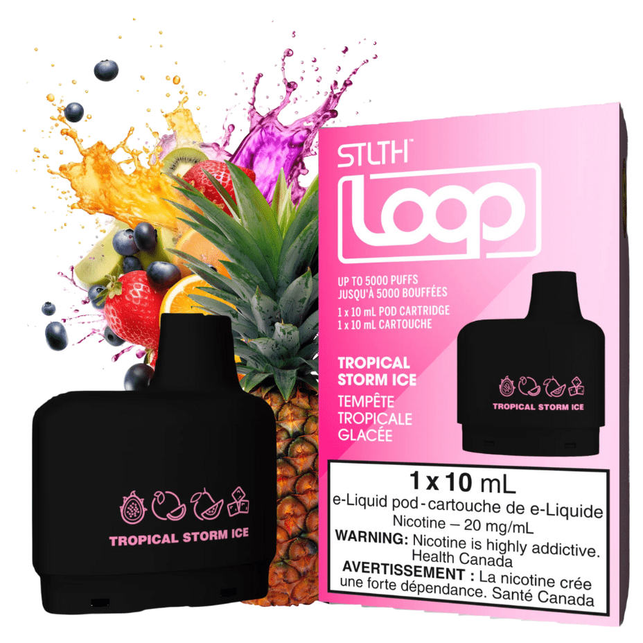 STLTH Loop Pods-Tropical Storm Ice 20mg / 5000Puffs Okotoks Vape SuperStore Okotoks Alberta