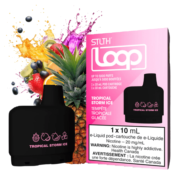 STLTH Loop Pods-Tropical Storm Ice 20mg / 5000Puffs Okotoks Vape SuperStore Okotoks Alberta