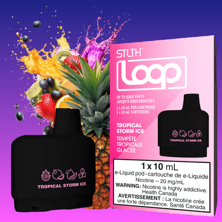 STLTH Loop Pods-Tropical Storm Ice 20mg / 5000Puffs Okotoks Vape SuperStore Okotoks Alberta