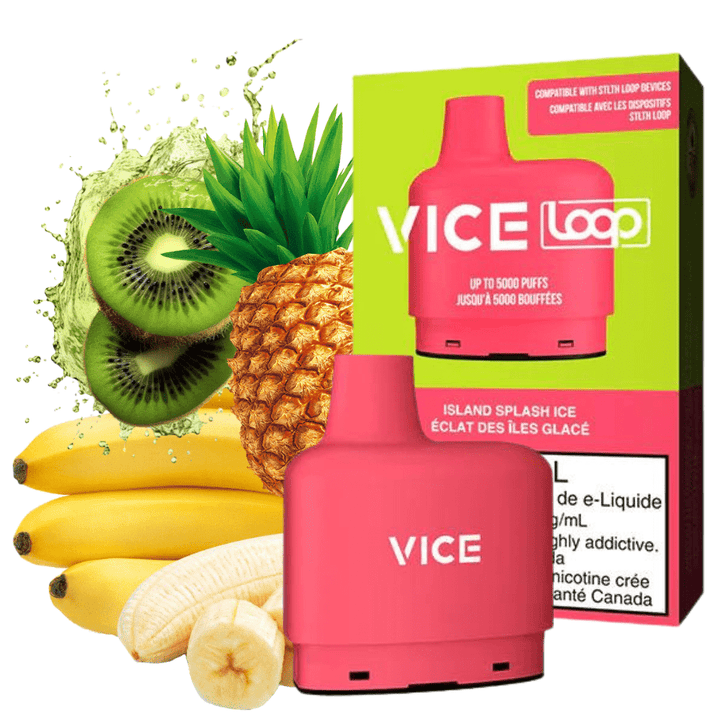 STLTH Loop Vice Pods-Island Splash Ice 20mg / 5000Puffs Okotoks Vape SuperStore Okotoks Alberta