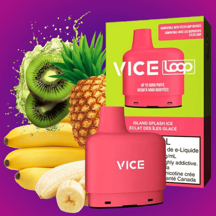 STLTH Loop Vice Pods-Island Splash Ice 20mg / 5000Puffs Okotoks Vape SuperStore Okotoks Alberta