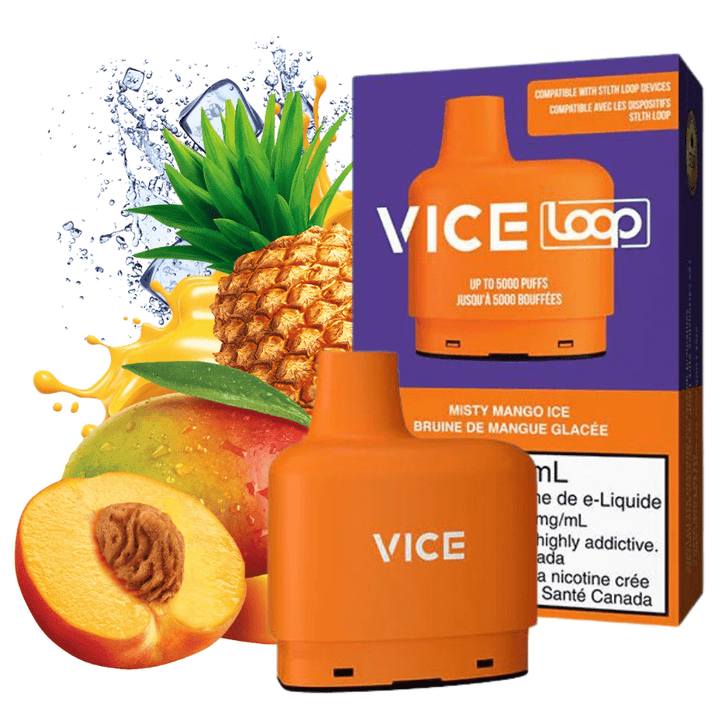 STLTH Loop Vice Pods-Misty Mango Ice 20mg / 5000Puffs Okotoks Vape SuperStore Okotoks Alberta