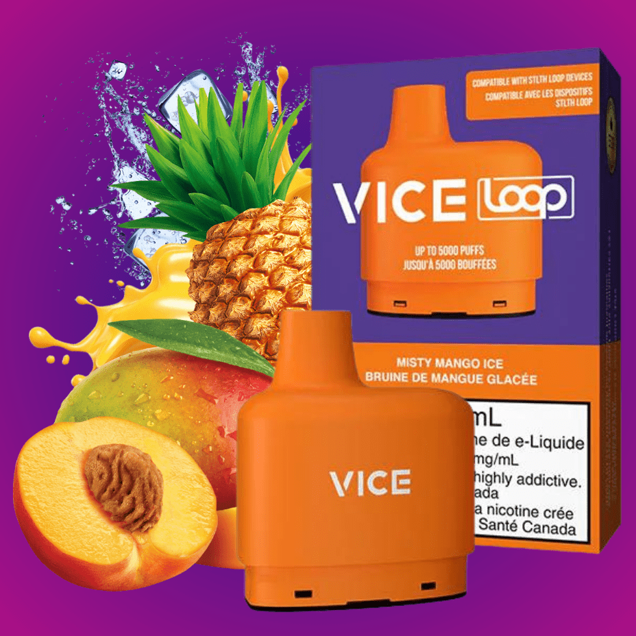 STLTH Loop Vice Pods-Misty Mango Ice 20mg / 5000Puffs Okotoks Vape SuperStore Okotoks Alberta