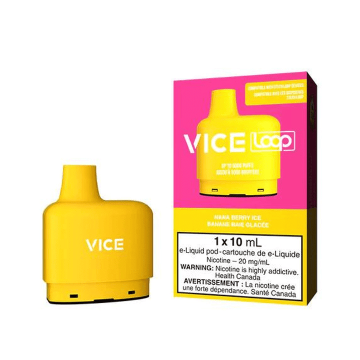 STLTH Loop Vice Pods-Nana Berry Ice 20mg / 5000Puffs Okotoks Vape SuperStore Okotoks Alberta