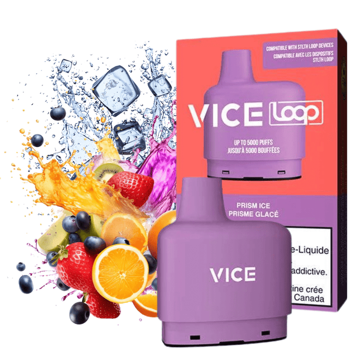 STLTH Loop Vice Pods-Prism Ice 20mg / 5000Puffs Okotoks Vape SuperStore Okotoks Alberta