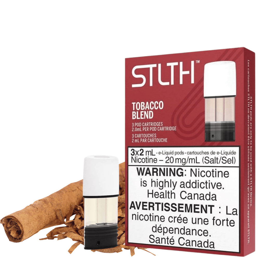 STLTH Pod-Tobacco Blend 3/pkg / 20mg Okotoks Vape SuperStore Okotoks Alberta