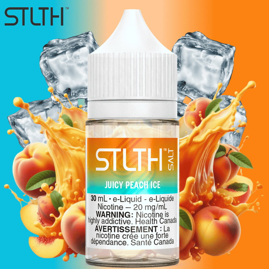 STLTH Salt - Juicy Peach Ice 30mL / 20mg Okotoks Vape SuperStore Okotoks Alberta