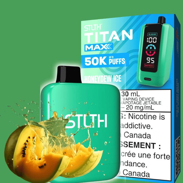 STLTH Titan Max 50k Disposable Vape-Honeydew Ice 50000 Puffs Okotoks Vape SuperStore Okotoks Alberta