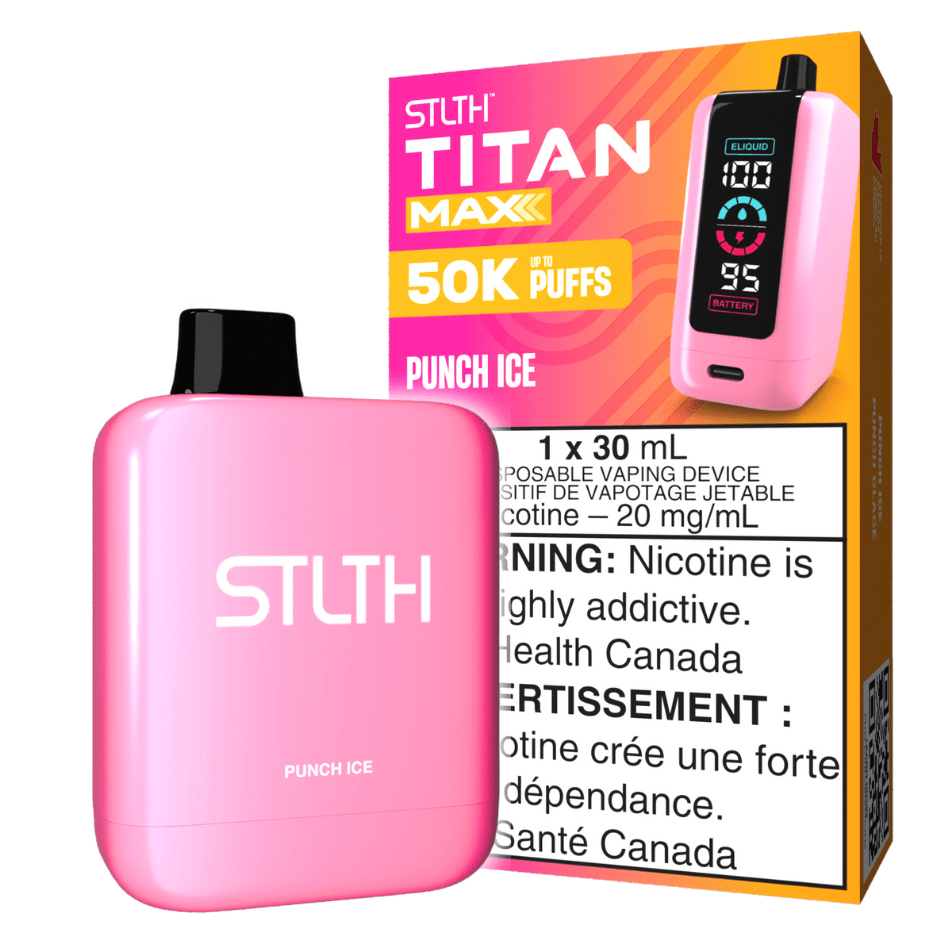 STLTH Titan Max 50k Disposable Vape-Punch Ice 50000 Puffs Okotoks Vape SuperStore Okotoks Alberta