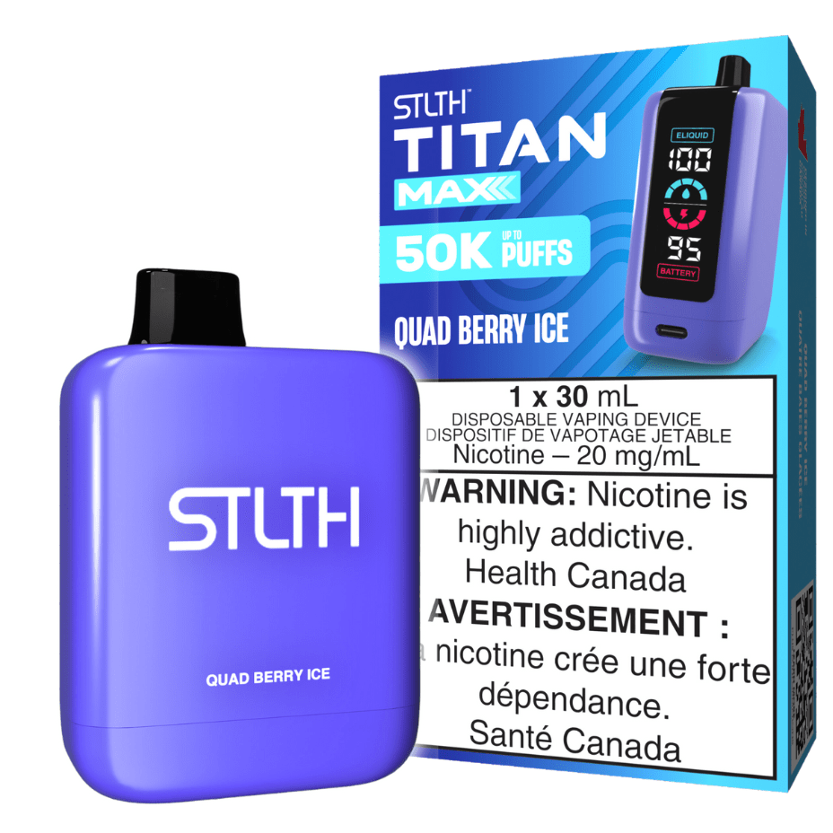 STLTH Titan Max 50k Disposable Vape-Quad Berry Ice 50000 Puffs Okotoks Vape SuperStore Okotoks Alberta