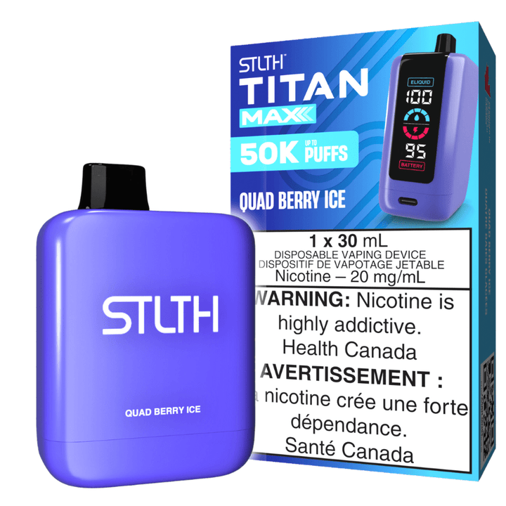 STLTH Titan Max 50k Disposable Vape-Quad Berry Ice 50000 Puffs Okotoks Vape SuperStore Okotoks Alberta