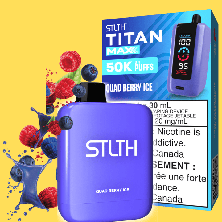 STLTH Titan Max 50k Disposable Vape-Quad Berry Ice 50000 Puffs Okotoks Vape SuperStore Okotoks Alberta