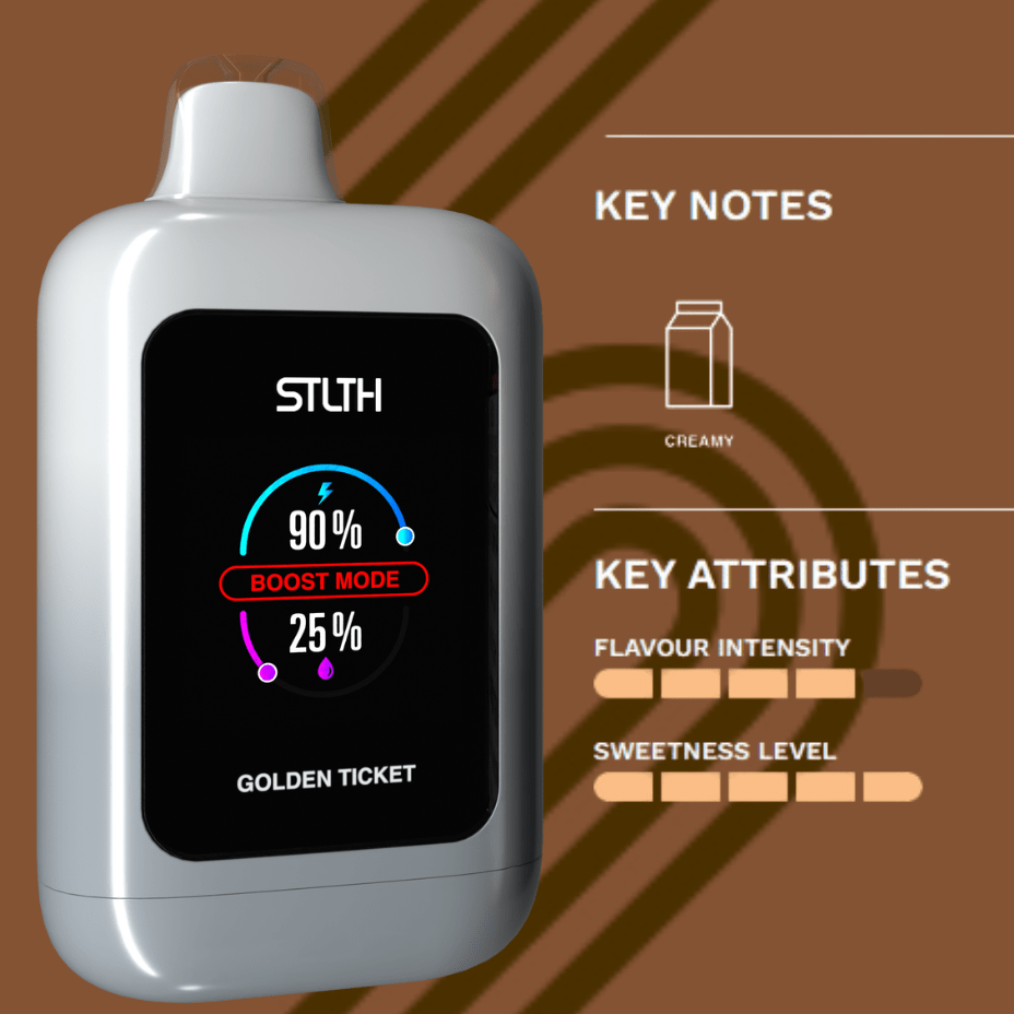 STLTH Vision 20K Disposable Vape - Golden Ticket 20000 Puffs / 20mg Okotoks Vape SuperStore Okotoks Alberta