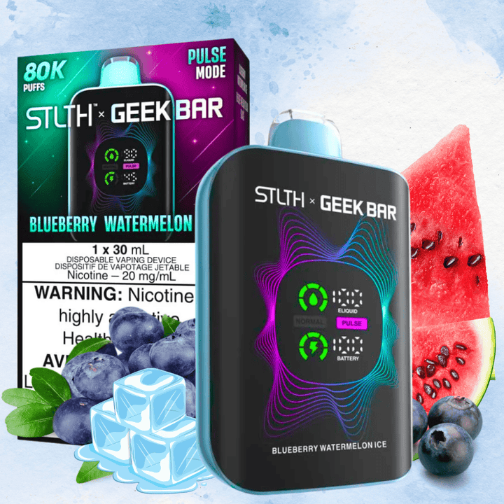STLTH x Geek Bar 80K Disposable Vape - Blueberry Watermelon Ice 80000 Puffs / 20mg Okotoks Vape SuperStore Okotoks Alberta
