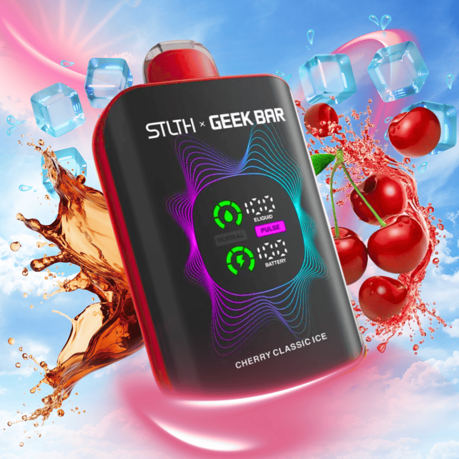 STLTH x Geek Bar 80K Disposable Vape - Cherry Classic Ice 80000 Puffs / 20mg Okotoks Vape SuperStore Okotoks Alberta