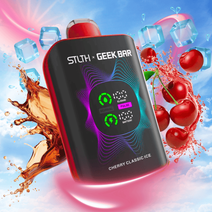 STLTH x Geek Bar 80K Disposable Vape - Cherry Classic Ice 80000 Puffs / 20mg Okotoks Vape SuperStore Okotoks Alberta