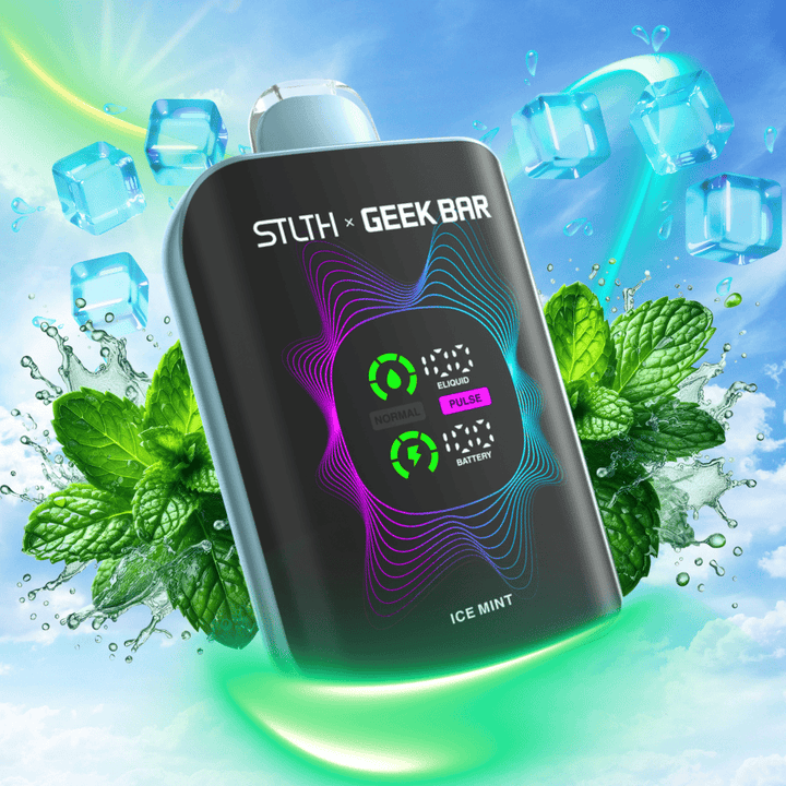 STLTH x Geek Bar 80K Disposable Vape - Ice Mint 80000 Puffs / 20mg Okotoks Vape SuperStore Okotoks Alberta