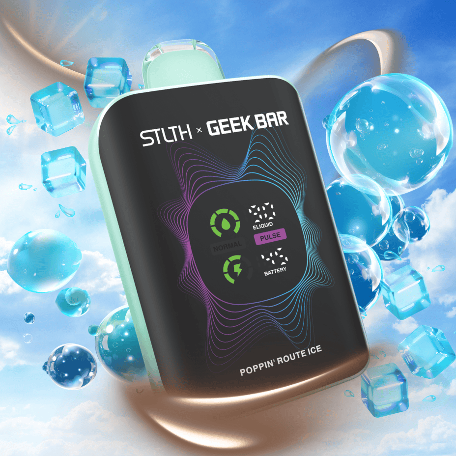STLTH x Geek Bar 80K Disposable Vape - Poppin' Route Ice 80000 Puffs / 20mg Okotoks Vape SuperStore Okotoks Alberta