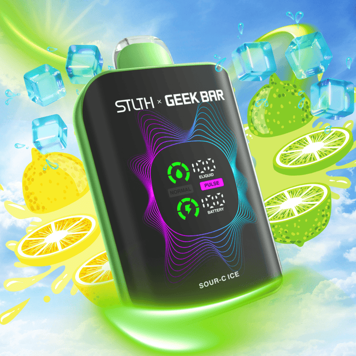 STLTH x Geek Bar 80K Disposable Vape - Sour-C Ice 80000 Puffs / 20mg Okotoks Vape SuperStore Okotoks Alberta