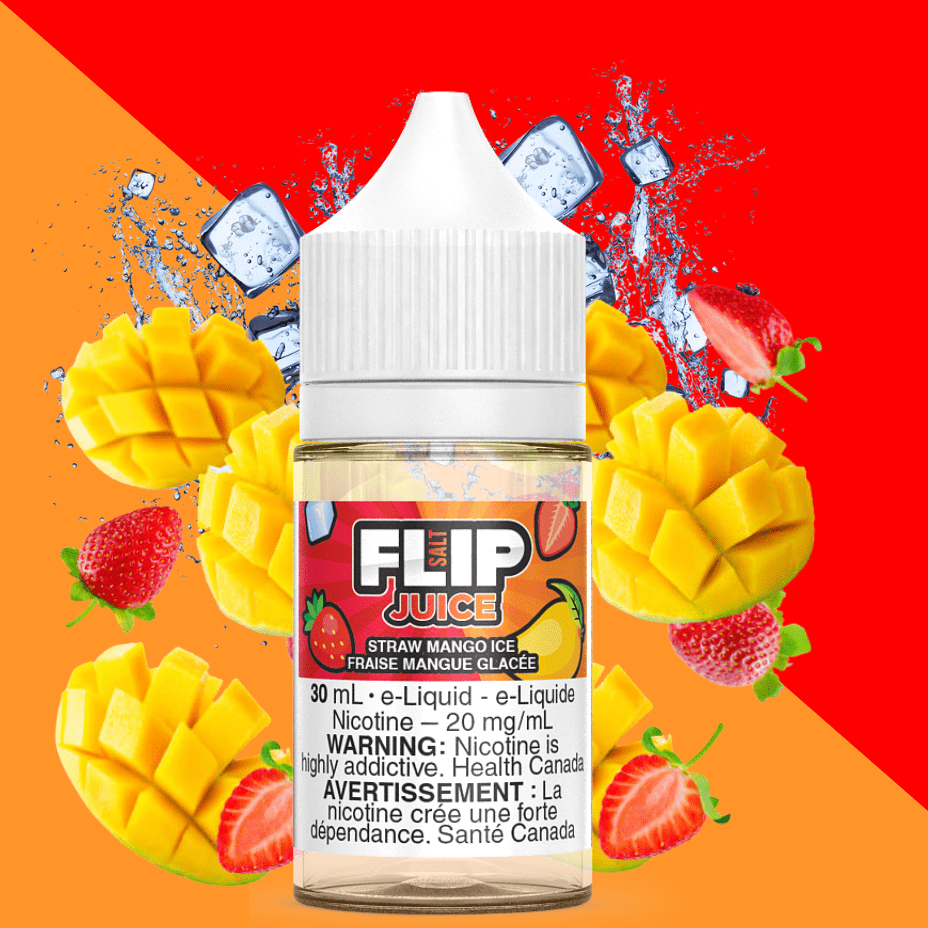 Straw Mango Ice Salt by Flip Juice 30ml / 12mg Okotoks Vape SuperStore Okotoks Alberta